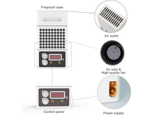 Mini Heater for 3D Printer, Resin 3D Printer Temperature Controller 100W Heating Thermostat Temp Control for LCD DLP 3D Printers