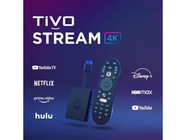 TiVo Stream 4K Every Streaming App and Live TV on One Screen 4K UHD, Dolby Vision HDR and Dolby Atmos Sound Powered by Android TV Plug-In Smart...