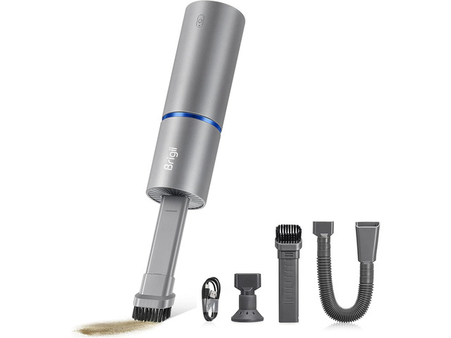 Brigii Mini Handheld Vacuum Cordless, 3 in 1 Car Vacuum Air Duster Pump