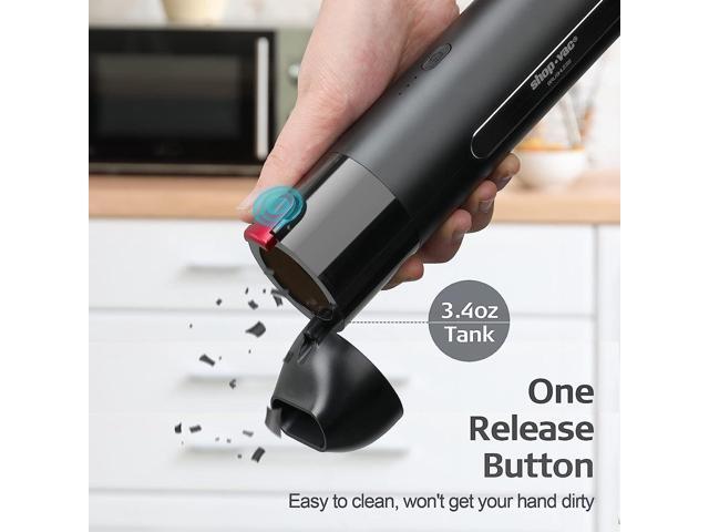 Shop-Vac Handheld Vacuum Cordless, 13000Pa Suction Power, 100W Brushless Motor, Mini Vacuum Cleaner with LED Light, Rechargeable Battery and...