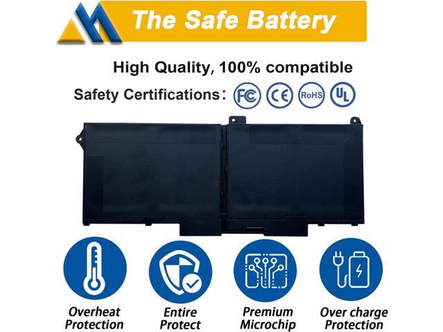 RJ40G 4-Cell 63Wh Laptop Battery Replacement for Dell Latitude 15 5520 Latitude 14 5420 Precision 15 3560 Series M033W 01K2CF 075X16 WY9DX P137G...