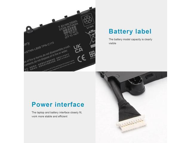 Fancy Buying New Pl02xl 751681-231 Laptop Battery for Hp Pavilion 11-n X360 Series 11-n010dx 751875-001 Hstnn-lb6b Tpn-c115 HSTNN-DB6B Notebook...