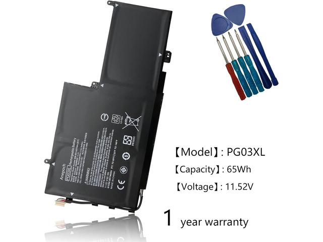 Anepoch PG03XL 831532-421 Laptop Battery Replacement for HP Spectre X360 15-AP012DX 15-AP011DX 15-AP000NA 15-AP000NX 15-AP001NF 15-AP002NG Series...