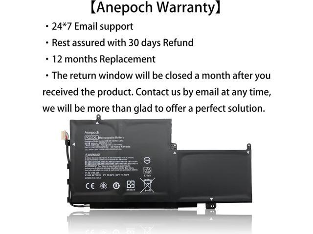 Anepoch PG03XL 831532-421 Laptop Battery Replacement for HP Spectre X360 15-AP012DX 15-AP011DX 15-AP000NA 15-AP000NX 15-AP001NF 15-AP002NG Series...