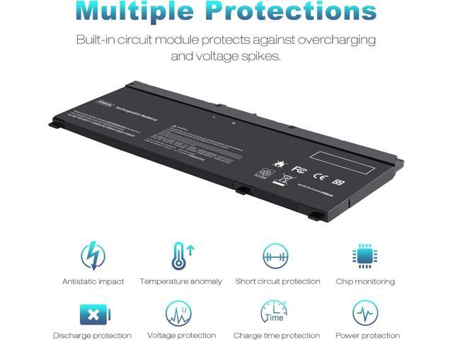 SR03XL SR04XL SRO4XL Laptop Battery for Hp 917678-171 917678-1B1 917678-2B1 917724-855 HSTNN-DB7W HSTNN-IB7Z HSTNN-IB72 TPN-C133 TPN-C134 TPN-Q193...