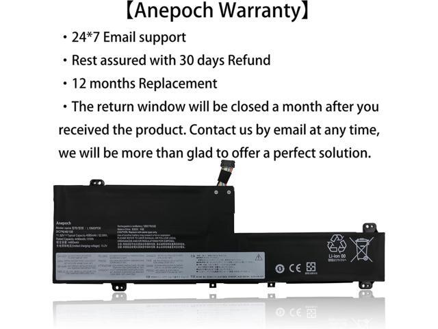 L19M3PD6 L19L3PD6 Laptop Battery Replacement for Lenovo Flex 5-15IIL05 5-14IIL05 5-14ARE05 82DF 81X2 Series Notebook L19C3PD6 L19L3PD6 L19D3PD6...