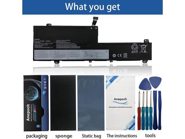 L19M3PD6 L19L3PD6 Laptop Battery Replacement for Lenovo Flex 5-15IIL05 5-14IIL05 5-14ARE05 82DF 81X2 Series Notebook L19C3PD6 L19L3PD6 L19D3PD6...