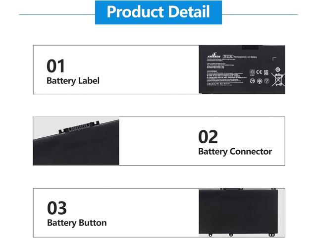 Amanda TF03XL Laptop Battery Replacement for HP Pavilion 15-CC 15-CD 17-AR Series 15-cc154cl 15-cc060wm 15-cc152od 15-cc055od 15-cd040wm 17-AR007CA...