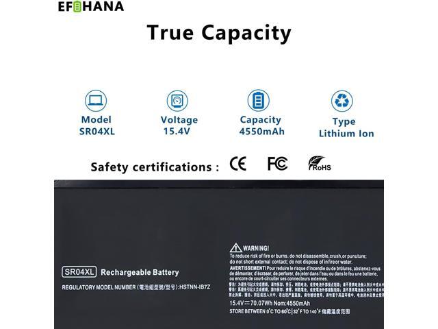 SR04XL SR03XL Laptop Battery for HP Omen 15-CE0XX 15-DC0XX Series 15-CE009LA 15-CE015DX 15-DC0003LA 15-DC0051NR Pavilion 15-CB0XX 15-CX0XX...