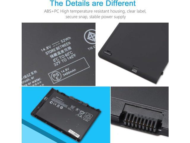 BT04XL Laptop Battery Compatible for HP Elitebook Folio 9470 9470m 9480m Fit BT04 BT06 BT06XL BA06 BA06XL C8K21PA H4Q47AA 687945-001 696621-001...