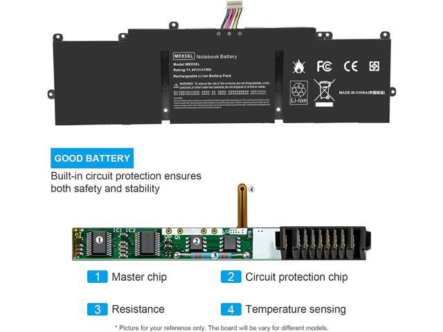 ME03 ME03XL Laptop Battery for HP Stream 11-D 13-C Series 13-c110nr 13-c010nr 13-c014tu 11-d010nr 11-d020nr 11-d010wm 11-d011wm Notebook 787521-005...