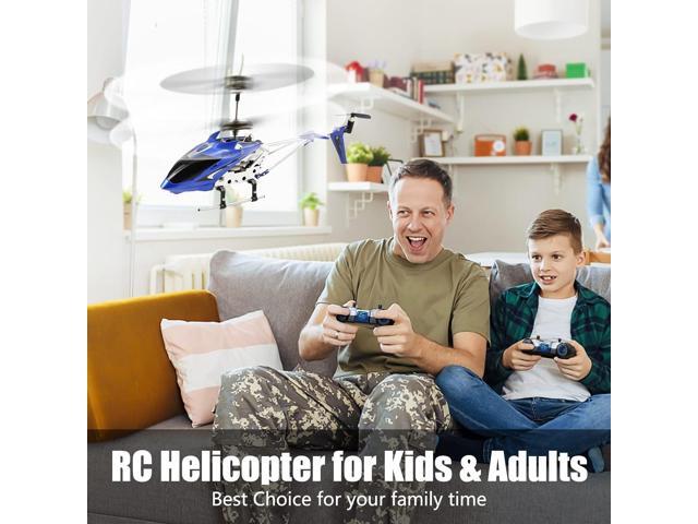 Cheerwing S107/S107G Phantom 3CH 3.5 Channel Mini RC Helicopter with Gyro Blue