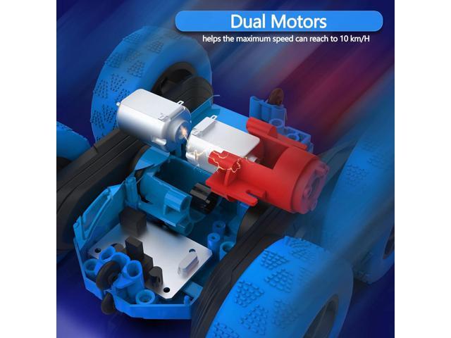 Remote Control Car Double Sided 360°Rotating 4WD RC Cars with Headlights 2.4GHz Electric Race Stunt Toy Car Rechargeable Toy Cars for Boys Girls...