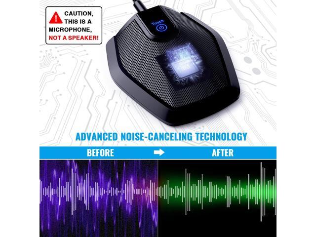TONOR Conference USB Microphone, Omnidirectional Condenser PC Mic for Video Conference, Recording, Skype, Online Class, Court Reporter, Plug & Play...