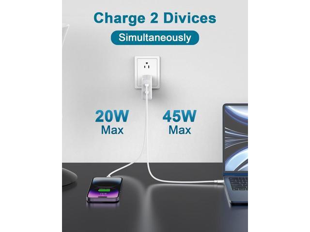 Charger for MacBook Air MacBook Pro 13 14 15 16 inch 2024 2023 2022 2021 2020 2019, M1 M2 M3, iPad Pro Air Mini, iPhone 15 Pro Max Plus, 67W Dual...