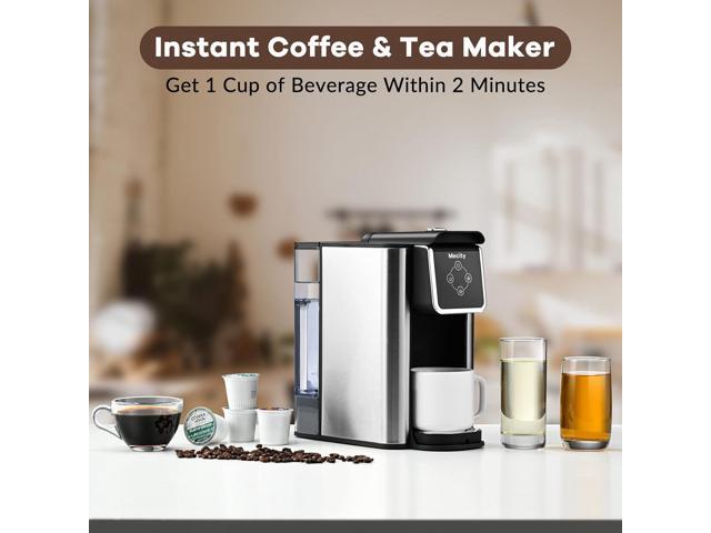 Mecity Coffee Maker 3 in 1 Single Serve Coffee Machine, Compatible with K cup Capsules, Instant Coffee Pot, Tea maker, 6,8,10 Oz Cup, Removable 50...
