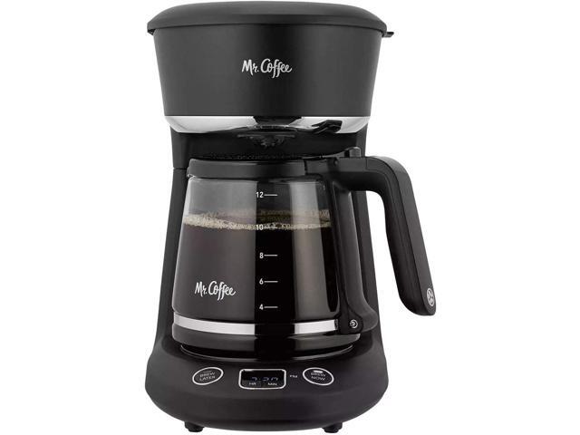 Mr. Coffee 12-Cup Programmable Coffeemaker, Brew Now or Later