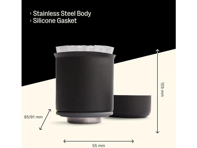 Fellow Stagg [XF] Pour Over Coffee Dripper - Stainless Steel Double Wall Vacuum Insulated Non-Clogging Pour Over coffee maker - Fast Drip -...