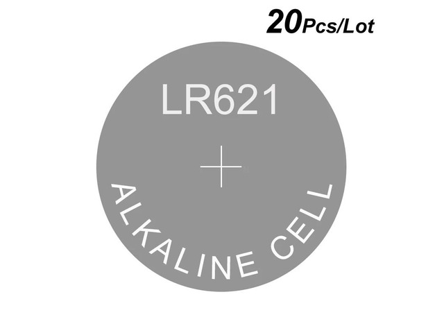 Alkaline Button Coin Cell Watch Battery AG1 1.5V SR621SW Equivalences 164 364 621 D364 GP364 L621 LR621 LR621H SR621W SW621 V364