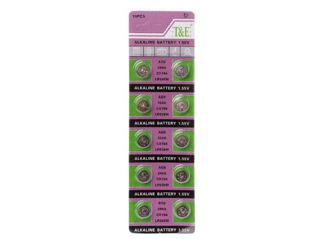 10PCS Alkaline Battery AG9 1.55V Button Coin Cell Watch Batteries LR936 394 SR93