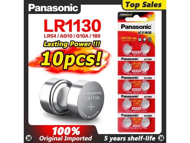 10pcs Ag 10 Button Batteries Battery Cell 1.5V AG10 LR1130 LR 1130 Alkaline Button Battery AG10 389 LR54 SR54 189