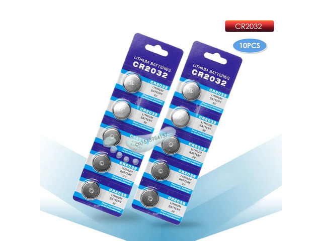kpay 10pcs CR2032 CR 2032 3V Li-ion Button Coin Battery ECR2032 DL2032 BR2032 remote control electronic Watch Car key MP3