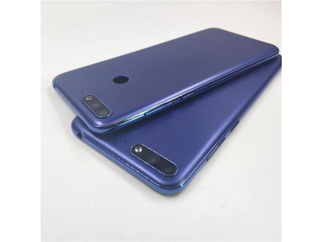 Back Battery Cover Panel Rear Door Housing Case Replacement With Side Button+Camera Lenses For Huawei Y6 2018 Y6 Prime 2018