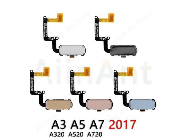 For Samsung Galaxy A3 A5 A7 2017 A320F A520F A720F Back Home Button Fingerprint Sensor Flex Cable Phone Repair Parts