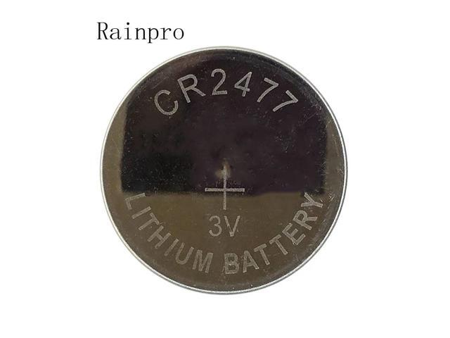 Rainpro 2PCS/LOT CR2477 2477 3V button battery
