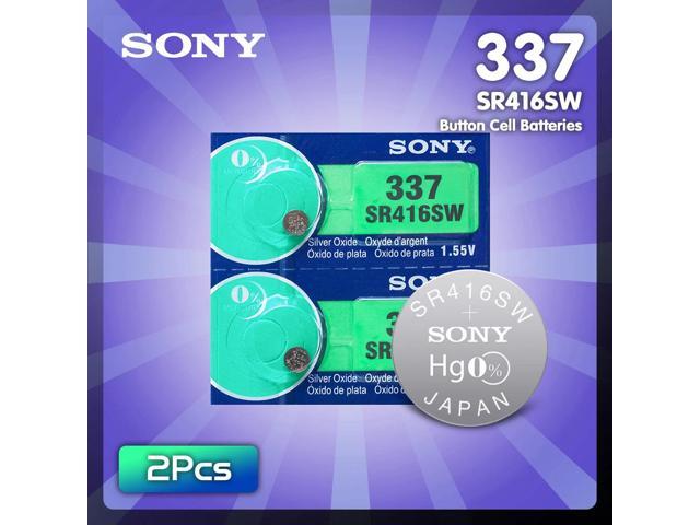 2020 2pcs/lot 1.55V 337 SR416SW Silver Oxide Watch Battery 337 SR416SW Button Coin Cell For Watch Electric Toys