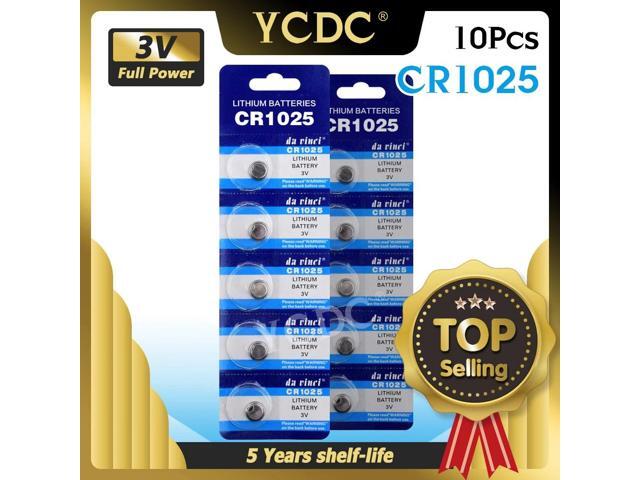 10pcs/lot 3V CR 1025 CR1025 Lithium Button Battery DL1025 BR1025 KL1025 Cell Coin Batteries For Watch Electronic Toy Remote