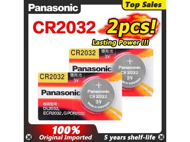 2Pcs 3V Lithium Battery Button Coin Cell CR2032 ECR2032 DL2032 5004LC KL2032 Calculator Toy Medical Device Batteries