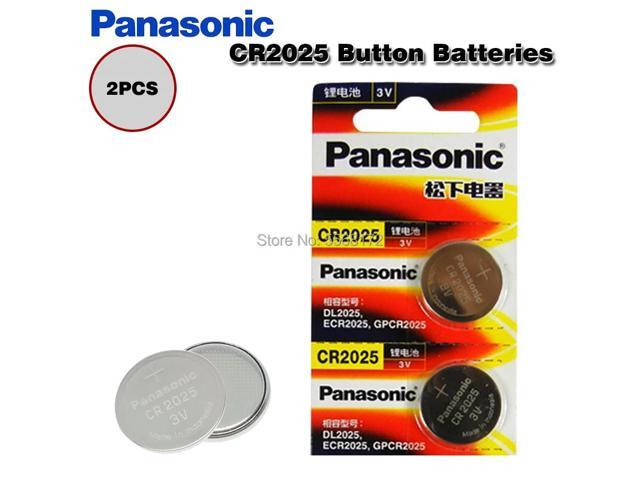 2PCS/LOT cr 2025 3V Lithium cr2025 Button Cell Batteries Coin Battery For LED Lights Toys Watches