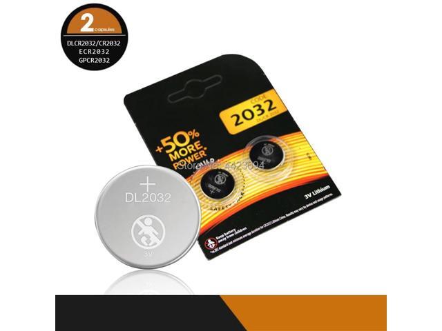 2pcs cr 2032 brand battery for DURACELL cr2032 3v button cell coin batteries for watch computer Toy