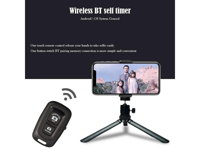 2.4GHz Bluetooth Phone Selfie Controller Multi-functional Practical Durable Conv