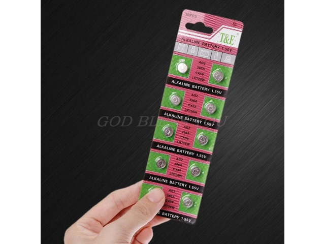 10PCS Alkaline Batteries AG2 1.5V G2 396A LR726 SR726W GP397 1164SO SR59W SR726 