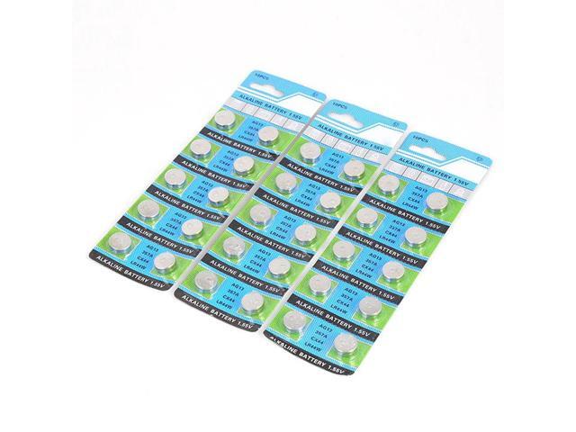 10pcs 1.5V AG13 Battery LR44 L1154 RW82 RW42 SR1154 SP76 A76 357A Ag13 Pila Lr44 SR44 AG 13 Alkaline Button Cell Coin Battery