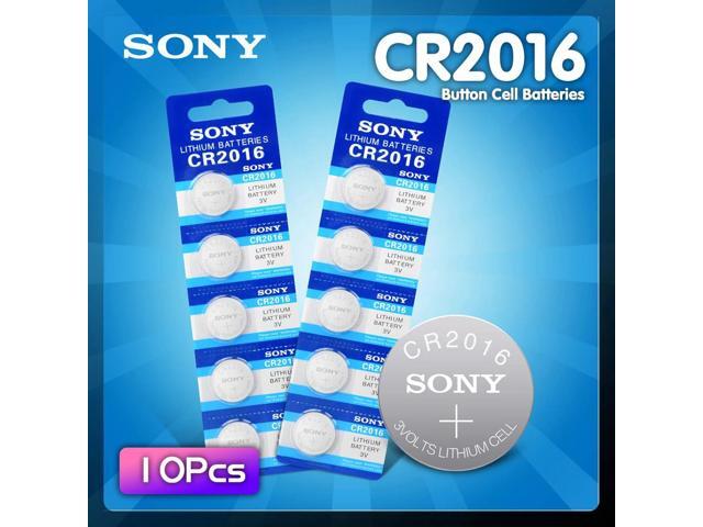 2020 10 Pcs For Sony CR 2016 3V Lithium Coin Cells Button Battery DL2016 KCR2016 CR2016 LM2016 BR2016 High Energy Density