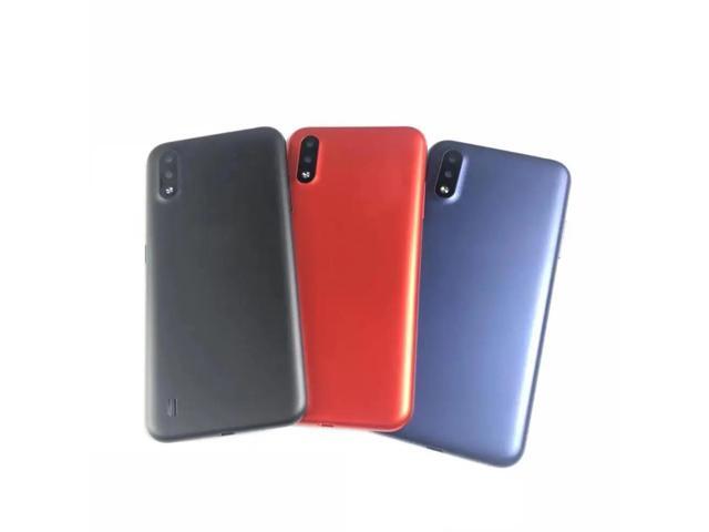 For Samsung Galaxy A01 A015F A015G A015M Housing Battery Cover Rear Panel Chassis Back Cover Door With Camera Lens Buttons