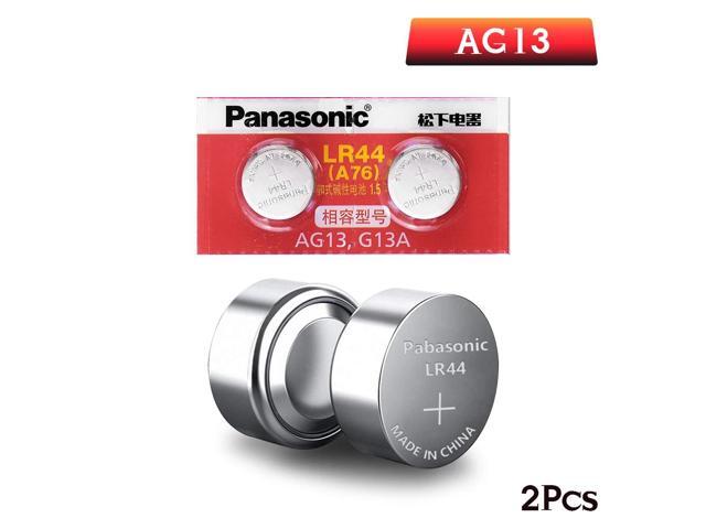 AG13 Coin Cell Battery LR44 357 357A 303 S76E G13 Alkaline Button Batteries 1.5V For Watch Electronic Remote Toys 2Pcs