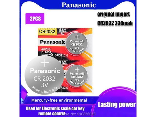 2Pcs cr2032 DL2032 ECR2032 5004LC KCR2032 BR2032 3v Button Battery For Watch Computer Remote Control Toys