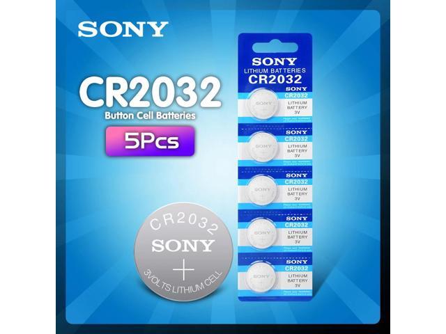 5pcs For SONY CR2032 Lithium Button Batteries DL2032 ECR2032 BR2032 Coin Cell Battery 3V CR 2032 For Watch Electronic Remote