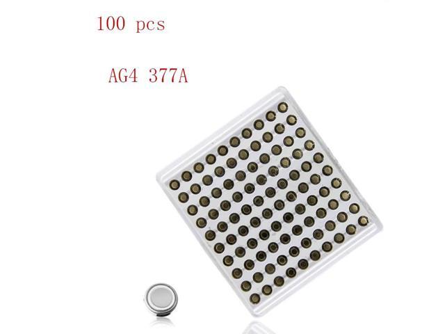 2020 100pieces SR626SW Battery AG4 377 LR626 1.55V Alkaline Button Cell Batteries Suitable For Watc