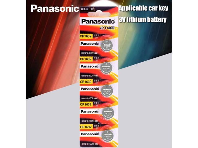 5PCA cr1632 button cell coin battery 3v watch remote control car keys DL1632 ECR1632 GPCE1632 lithium battery