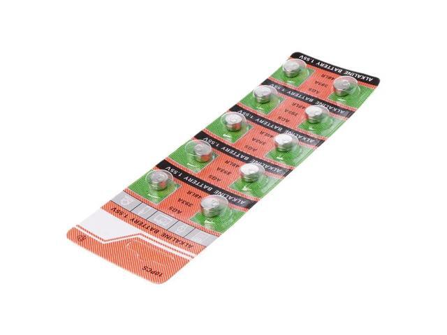 10PCS Alkaline Battery Button Coin Cell AG5 LR754 393 SR754 193 546 RW28 48 Hearing Aid Earphone Watch Batteries