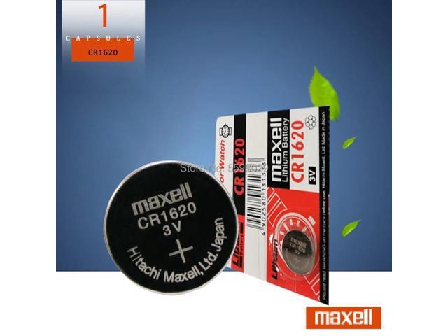 Hot sale 1pcs For Maxell cr1620 cr 1620 3v button battery coin battery ECR1620 DL1620 5009LC KCR1620 BR1620 LM1620