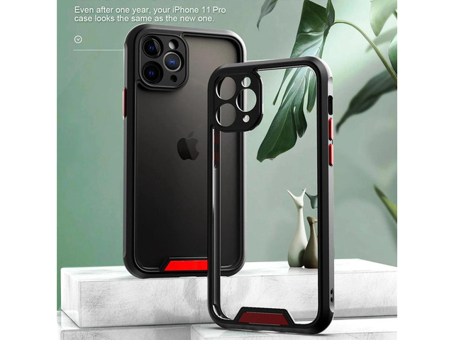Armor Transparent Shockproof Bumper Phone Case For iPhone SE 11 Pro Max X XR XS 