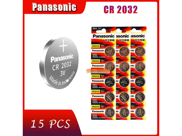 15 X brand battery for cr2032 3v button cell coin batteries for watch computer cr 2032
