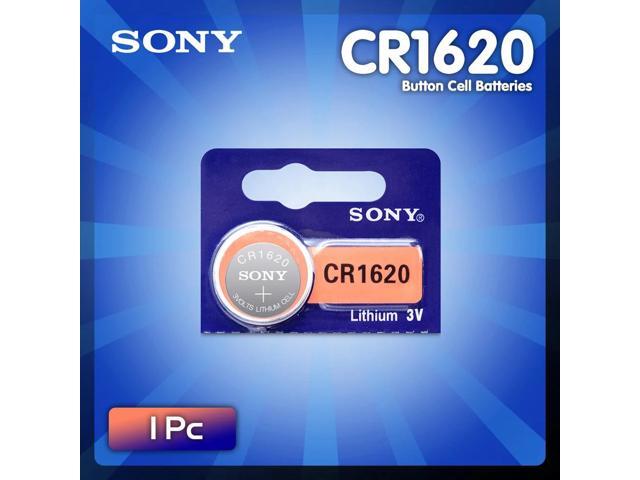 1pcs for sony 3V CR1620 Lithium Battery For car key watch remote control toy 1620 ECR1620 GPCR1620 Button Coin Battery