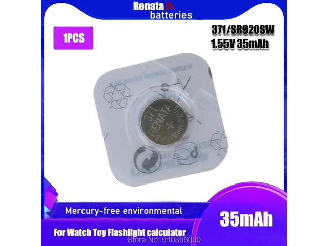 Renata AG6 371 SR920SW LR920 171 370 371 L921 LR69 SR920 SR69 1.55V Button Cell